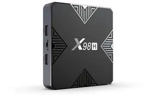 X98H E set-top box H618 with an internal capacity of 12.0 GB/32 GB, featuring high-definition dual-band WlFl6 + BT5.0 for TV.
B0