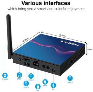 TX98 Pro set-top box, H618, Android 14.0, 4K high-definition, dual-band WlFl 6 + BT 5, Tanix TX68