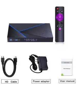 H96 Max V56 set-top box with RK3566 processor, 4GB/32G, dual WlFl, Android 12, Bluetooth player