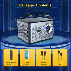 X3 Pro projector H700 remote control wall projection device high-definition 4K Android 10 office projector for home use 2G