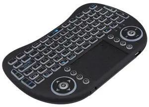 i8 mini small keyboard wireless 2.4G flight mouse touch control remote controller forTv,network set-top box, computer backlight