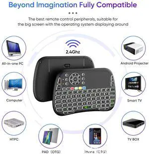 New product launched - Mini wireless keyboard with touch mouse and voice learing infrared remote controlintegrated. M9 mouse