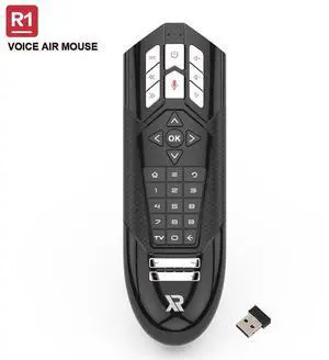 New smart Rl voice 2.4G infrared key-press learning dual-sided airborne mouse keyboard and mouse. Factory direct sale.