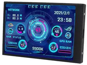 computer secondary displav3 5inch smallchassis seconday displaviPSfullview bultin screen PCcomputer status monitorine secondarydisplavchassis