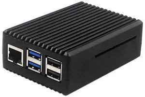 Raspbery Pi 5th generation passive cooling aluminum casing; Raspberry Pi 5 metal casing; striped aluminum boxfor Raspbery Pi 5
