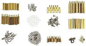 Raspberry Pi/Arduino copper column screw kit mechanical parts fastener kit delivered in a transparent storage box