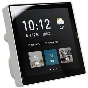 ESP32-$3 86-type intelligent control panel with a 4-inch 480*480 fulltouch screen and compatible with temperature and humidity sensors