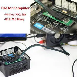 M.2 to OCulink adapter board, M.2 MKEY to OCUllNK interface expansion dock for external graphics card conversion board