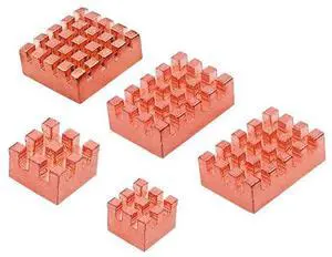 Banana Pi OpenWrt One Pure Copper Heat Sink with Adhesive Backing-CPU Cooler