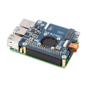 Raspberry Pi 5 PCle to M.2 expansion board with PoE power supply support for NVMe protocol M.2 interface HAT + standard