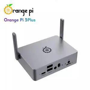 Special metal casing for Orange Pi 5 Plus development board, made of aluminum alloy with built-in antenna