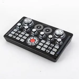 Q7 English sound card, UsB sound card,live streaming, low noise, dual-channel Us8 headset, recording, desktop computer, mini miwer