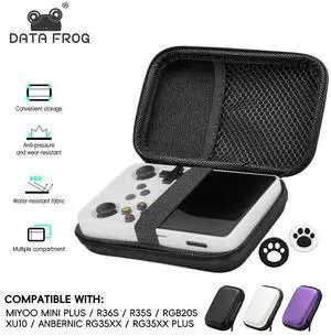 EVA hard-shell bag,is suitable for R35S/R36S handheld game con soles, protection bags forvideo game consoles,and accessory storage bags forgame consoles