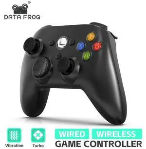 Xb ox 360 wireless controller
rwith Turbo function. Xbox 360 wired controllercompatible with PC vibration controller
