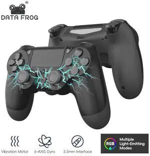 Wireless Bluetooth game controller for PS4/PS4 Slim/Pro/PCcomputer with 6-axis sensor and vibration function