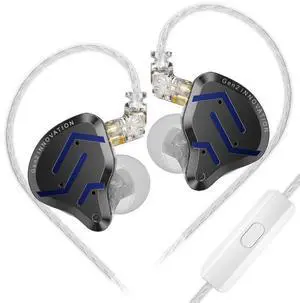 KZ-ZSN PR0 2-inch steel-in -ear dynamic head phone for HiFi, stage, human voice, music, games, suitable for all applications