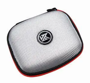 KZ Headphone Case Storage Box- Bluetooth Headphone Storage Bag- Square Portable Anti-Pressure Headphone Storage Bag-EVA Zppered Bag
