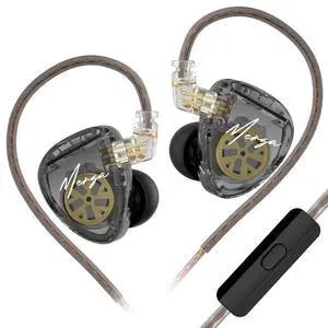 KZ-Merga Dual-Driver High-Resolution In-Ãar Hi-Fi Wired Bass Boost Gaming Headphones KZ-Merga Dual-Driver High-Resolution In-Ãar Hi-Fi Wired Bass Boost Gaming Headphones
