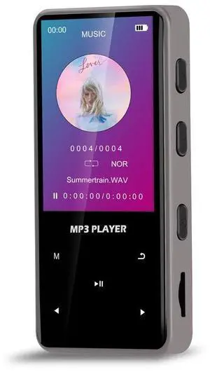 2.4-inch portable Mp3 with touch buttons for reading novels, multimedia ad apter, MP3 Bluetooth player, portable stereo 64G
