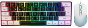 The new 6lkeys wired plug-and-play illuminated keyboard kit,iluminated gaming mouse, office gaming keyboard, availa ble in stock now.