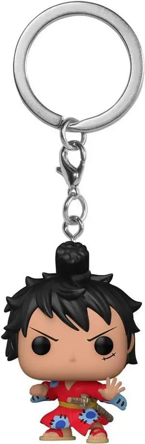 Funko POP! Keychain: One Piece - Monkey D. Luffy in Kimono Novelty Keyring - Luffytaro - Collectable Mini Figure - Stocking Filler - Gift Idea - Official Merchandise - Anime Fans - Backpack Decor
