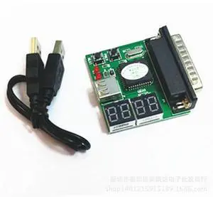 Computer fault test card, motherboard diagnostic card, noteb ook four-digit detection card, parallel port Us8 diagnostic card