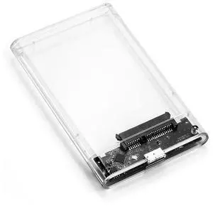 USB 3.0 transparent portable hard drive case, 2.5-inch laptop hard drive box, SATA serial port hard drive solid-state SSD