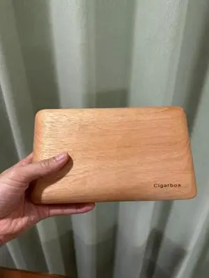 LCDH New 4-pack. Made of pure solid cedar wood from Peru. Portable wooden wax oil cigar box. Customized.