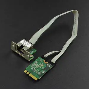 M.2 (A+E Key) Conversion to Gigabit Network Port