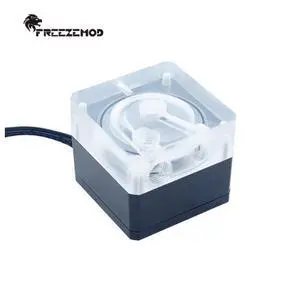 FREEZEMOD computer water cooling pump with magnetic levitation,ultra-quiet operation, PMW speed control, PU-FXDDC18W dual inlet and outlet.