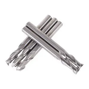 findmall 5Pcs 3/16 Inch Helix Carbide End Mill Tialn Coated 2 Flute 5/8 Inch Length of Cut Fit for Aluminum Cut Non-Ferrous Metal Upcut CNC Spiral Router Bit