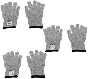 findmall Work Gloves to Avoid Cutting Comfortable Gloves Avoid Cutting Kitchen Gloves Fit for Cutting Food Large 3 Pairs