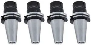 4Pcs CAT40 Tool Holder ER25 Collet Chuck Set length 2.76"/70mm Chuck Tool Holder Set Mill Holder for CNC Engraving Machine Milling Lathe (4PCs CAT40-ER25-70)