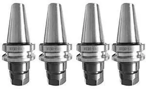 4 Pcs Collet Chuck Tool Holder BT30 ER16 2.76" W. 70MM Gage Length