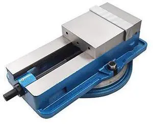 findmall 6 x 7-1/2" Accuracy Mill Vise Lengthen W/Swivel Base for Milling Shaping and Drilling Machines