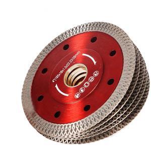 findmall 5Pcs 4 Inch Super Thin Dry Wet Diamond Porcelain Saw Blades Ceramic Cutting Disc Wheels for Cutting Ceramic Tile Porcelain Granite Marbles