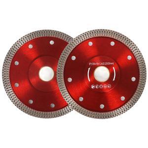 findmall 5 Inch Super Thin Dry Wet Diamond Porcelain Saw Blades Ceramic Cutting Disc Wheels for Cutting Ceramic Tile Porcelain Granite Marbles