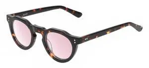 Reptile Malayemys Pink Tint FL-41 Glasses Tortoise Havana Women Blue Light Sensitivity Migraine Glasses FL41 Photophobia