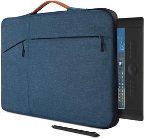Protective Drawing Tablet Sleeve Case for Wacom Cintiq Pro 16/ Cintiq 16, Huion KAMVAS Pro 16, Waterproof Carrying Tablet Bag(Blue)