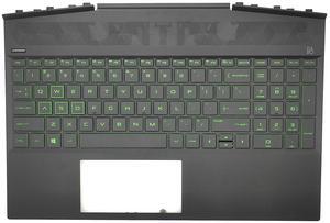 Jxjslp Replacement Upper Case Palmrest for HP Pavilion Gaming 15-DK 15T-DK Series Laptop Top Cover Backlit Keyboard Assembly L57593-001 TPN-C141 AP2K8000310