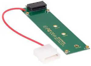 NFHK Ruler 1U GEN-Z EDSFF Short SSD E1.S to NVMe NGFF M-Key 4X Host Carrier Adapter with Power