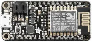 Assembled Adafruit Feather Huzzah with ESP8266 WiFi with Headers