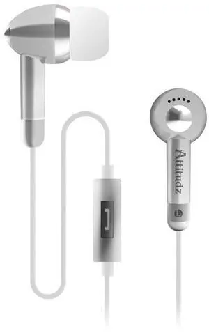 Coby CVEM80SVR Jammerz Attitudz Stereo Earphones with Mic for Smartphone - Silver
