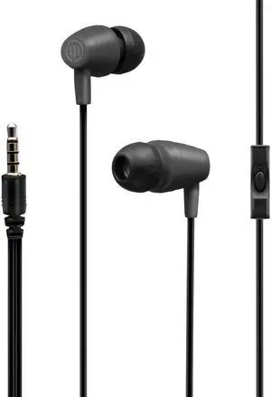 Wicked Audio WI550 Clave Wired Earbuds with Mic - Black