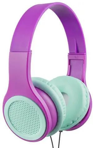 Vivitar GRILLHP-PT Grill Headphones, Purple/Aqua