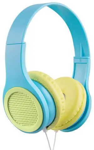 Vivitar GRILLHP-BL Grill Headphones, Blue/Lime Green