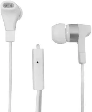 Zenith PM1001SEW Stereo Earbuds with Microphone, White
