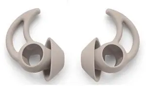 Bose StayHear Max Tips Kit for QuietComfort I and Sport Earbuds, Sandstone, Medium