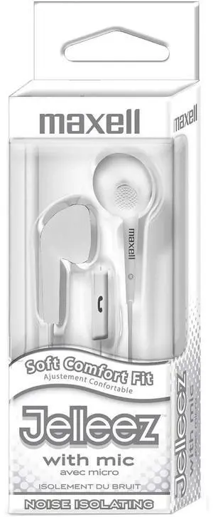 Maxell Jelleez Earset, White