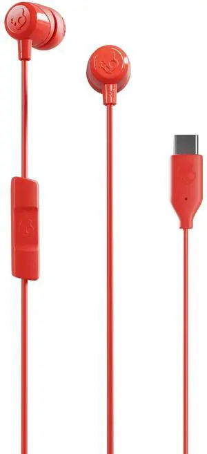 Skullcandy Jib USB-C Wired Earbuds with Noise Isolating Fit, Built-in Microphone Call and Track Control for iPhone Android, Ear Gel Sizes Included for Custom Fit - Plasma